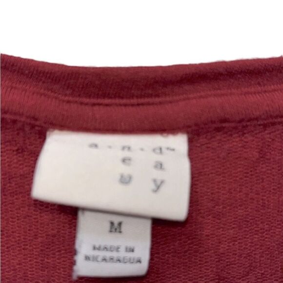 A New Day Red Long Sleeve Blouse - Picture 3 of 3